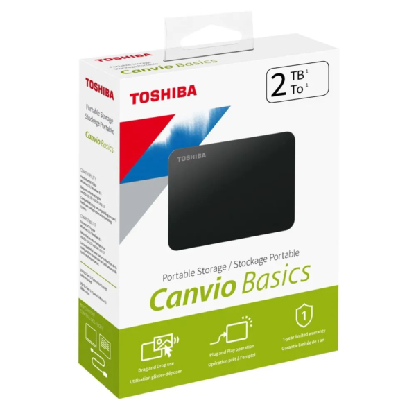Disco duro externo Toshiba 2tb