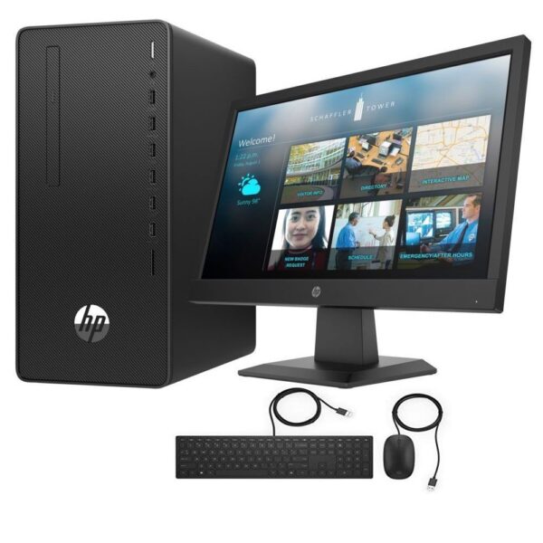 HP DESKTOP PRO 290 G4 INTEL i7 - 10700 3.0GHZ /1TB HDD/ 8GB RAM/ DVDRW/ KEYBOARD / MOUSE/ FREE DOS +18,5"  P19b MONITOR