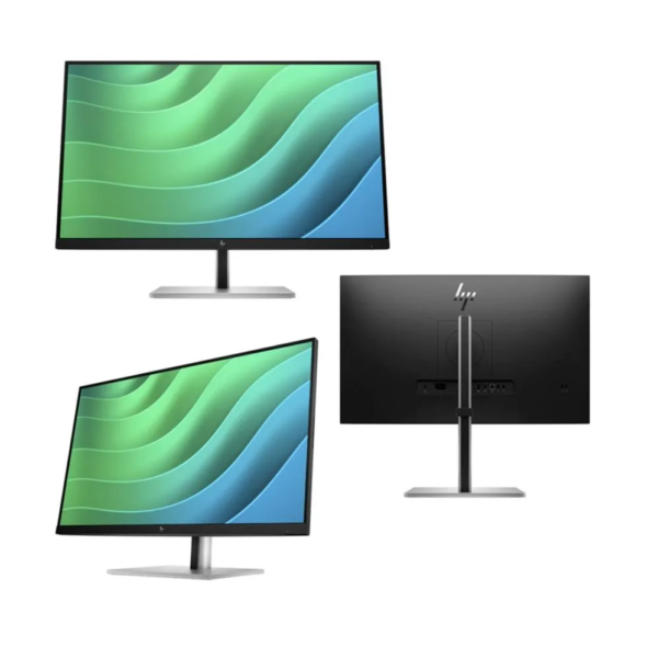 HP E27 Elite Monitor 27" HP E27 G5 27ç Full HD Monitor (6N4E2AS)  Resolution: 1920 x 1080 IPS, Contrast Ratio: 1000:1, Response Time: 5ms, Aspect Ratio: 16:9, Refresh Rate: 75Hz, Brightness: 300nits, Connectivity: 1 x DisplayPort 1.2, 1 x HDMI 1.4, 4 x SuperSpeed USB Type-A 5Gbps signaling rate (1 charging), 1 x USB-B, Adjustability: Tilt, Swivel, Pivot, Height Adjustable, Wall Mountable: VESA 100 x 100mm
