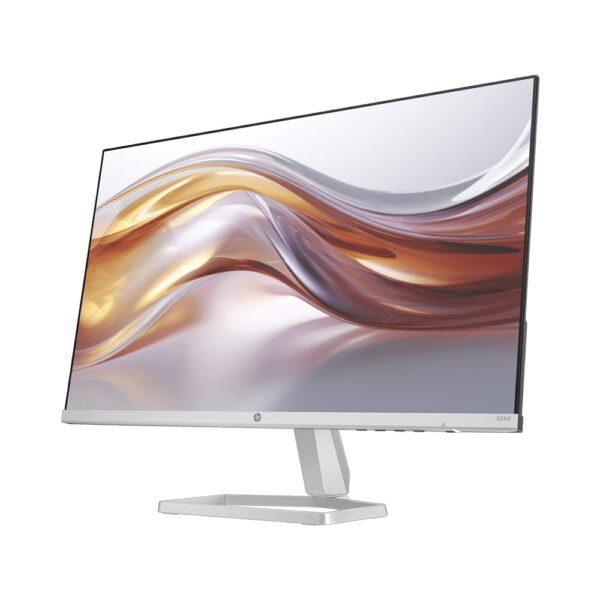 HP Series 5 27 inch FHD Monitor - 527sf, 68.6 cm (27) FHD (1920 x 1080 @ 100 Hz), 2 HDMI 1.4, 1 VGA, On-screen controls; Anti-glare; HP Eye Ease, No integrated camera, Security lock-ready Monitor; HDMI cable; Power adapter; AC power cord; Document kit