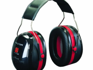 Protetores Auditivos 3M Peltor Optime III Preto e Vermelho 34dB