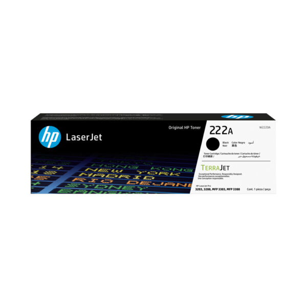 HP 222A Black Original LaserJet Toner Cartridge