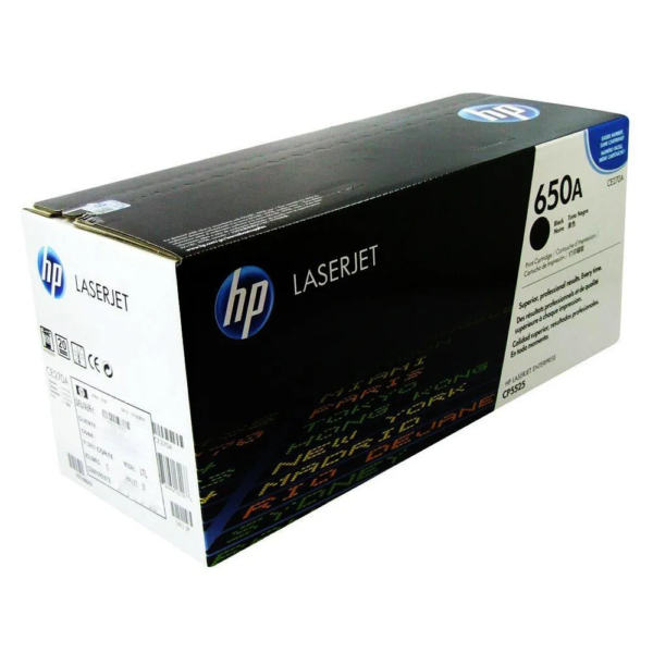 HP 650A Black Laserjet Toner Cartridge