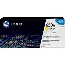 HP 650A Yellow Laserjet Toner Cartridge