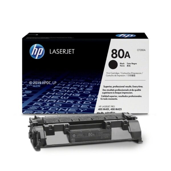 HP 80A Black Laserjet Toner Cartridge