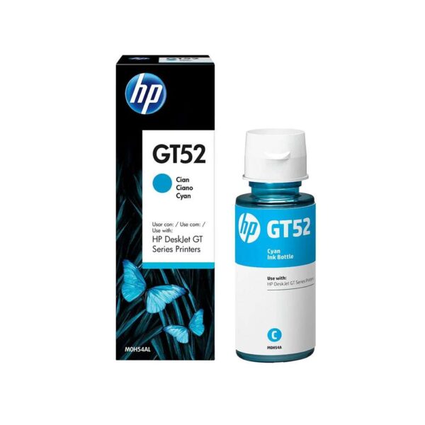 HP GT52 Cyan Original Ink Bottle