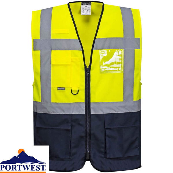 Colete Executivo Hi-Vis Warsaw Portwest M
