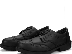 RS PRO Men's Black Steel Toe Capped Safety Shoes, UK 8, EU 42